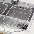 1pc, Stainless Steel Sink Drain Basket, Retractable Kitchen Sink Vegetable And Fruit Drain Rack, Sink Storage Rack, Dish Rack
